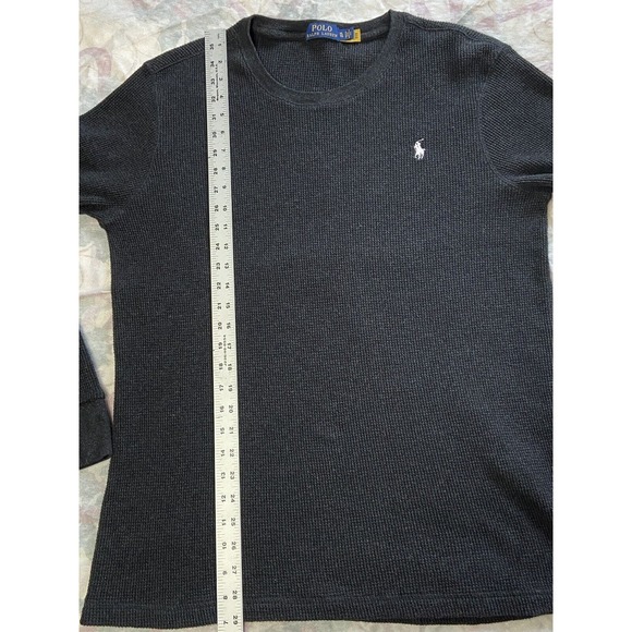 POLO Ralph Lauren Mens Basic Waffle Long Sleve Shirt XL Nice! - Picture 5 of 10